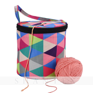 Knitting Bag Small Yarn Storage Tote Organizer Bag for Easy Carrying Needles And Crochet Hooks 