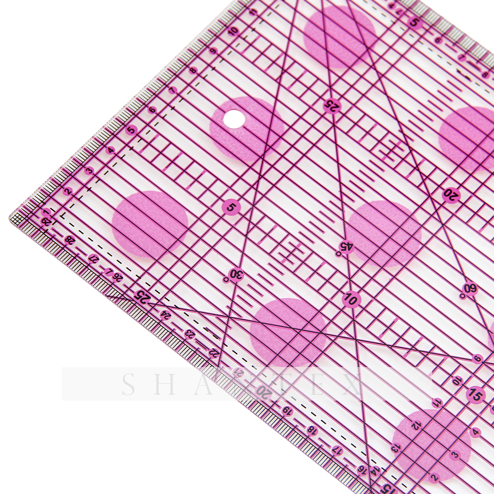 15*30cm Rectangle Patchwork Quilting Promotional Ruler Acrylic Material Sewing Ruler 