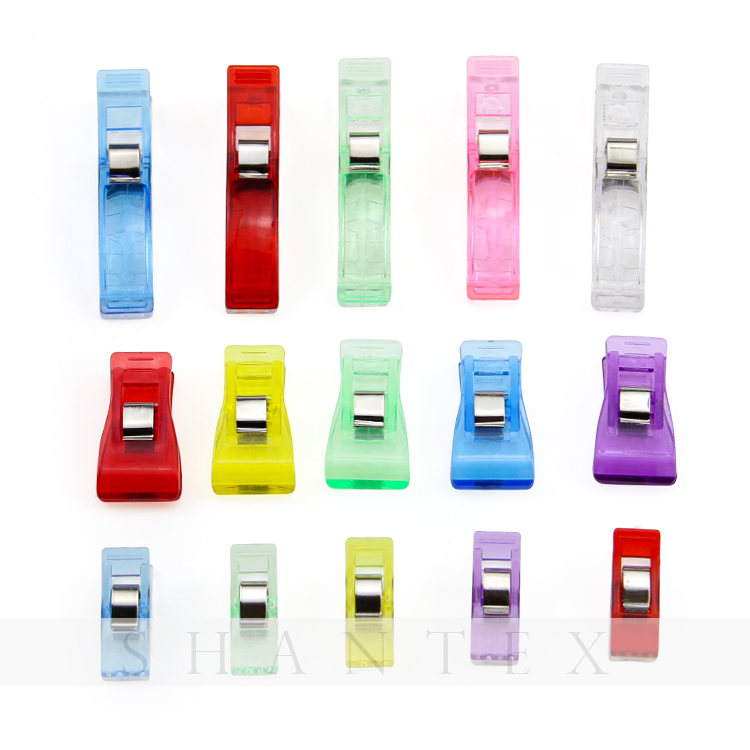 Colorful Sewing Craft Quilt Binding Plastic Clips CannedPack